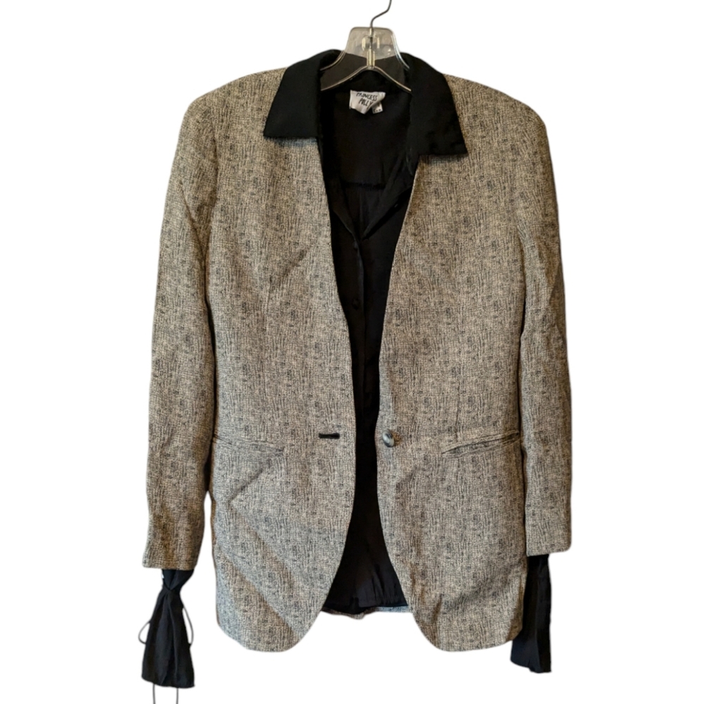 Jones NY Women's Black & Beige Blazer Jacket sz. 2